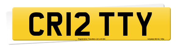 Registration number CR12 TTY